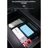 For Toyota Highlander XU70 2020~2023 Hybrid Car Center Console ABS Plastic Organizer Tray Armrest Hidden Storage Box Accessories