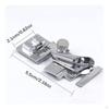 Edging Presser Metal Attachment Bias Tape Binder Foot Compatible for Hobbyists,