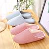 Machine Washable Japanese Style Cotton-Linen Indoor Slippers - Anti-Slip & Silent for Women and Men, Perfect for Spring/Autumn