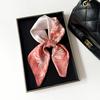 Retro Light Luxury High-end Scarf Satin Light Luxury Silk Scarf Women's Square Scarf Wholesale Spring and Summer Thin 71cm Imitation Silk