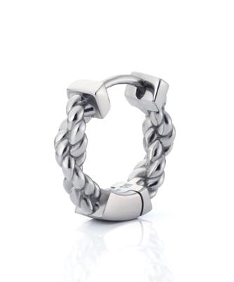 Boucles d'Oreilles Anneau Chaîne Lionheart LH-1 (Célibataire) [Édition Limitée] Acier Inoxydable Chirurgical (Hypoallergénique)