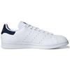 Adidas Originals Stan Smith Blue Tail Casual Slip Resistant Durable Low Top Skate Shoes Men Sneakers White Navy-Blue EH2305