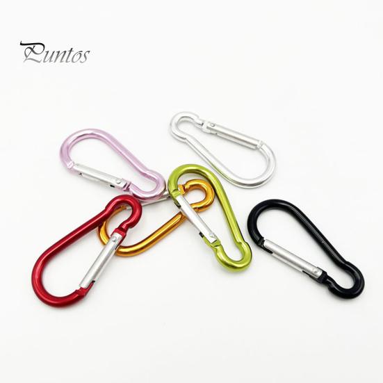 Mountaineering Buckle 10Pcs Backpack Strong Load-bearing Gourd-shaped Aluminum Climbing Carabiner Alloy Fast Hanging Key Outdoor Accessories