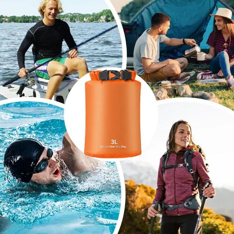 Waterproof Bags For Boating Camping Sack 3L/5L/12L/20L/35L Dry Bag Waterproof Lightweight Floating Sack For Men Kayaking Camping