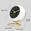 1pc Minimalist Metal Quartz Alarm Clock Desktop Silent Clock Macaron Color Scheme More Suitable for Home and Office Decoration