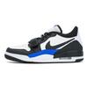 Jordan Legacy 312 Slip Resistant Abrasion Resistant Low top Vintage Basketball Shoes Men's Black White Blue CD7069-114(TeamTen-)