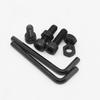 Hexagon Hex Socket Cap Head Screw and Nut M2 M3 M4 M5 M6 Black 12.9 Grade Carbon Steel Allen Machine Screws Bolt Nut Assortment