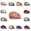 Kamizato Impact Genshin Ayaka Yae Miko Sleepy Plush Doll Cushion Pillow Gift