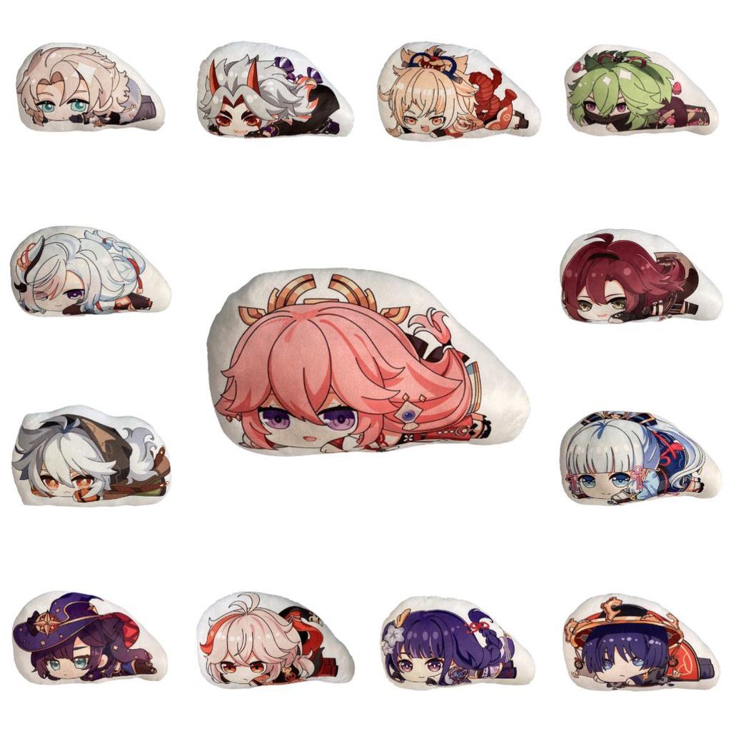 Kamizato Impact Genshin Ayaka Yae Miko Sleepy Plush Doll Cushion Pillow Gift