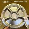 Zhuoyuan Da Stainless Steel Divided Canteen Tray