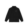 Vans Off The Wall Logo Letter Collar Long Sleeve Shirt Jacket Men Jacket Black VN000NM6BLK