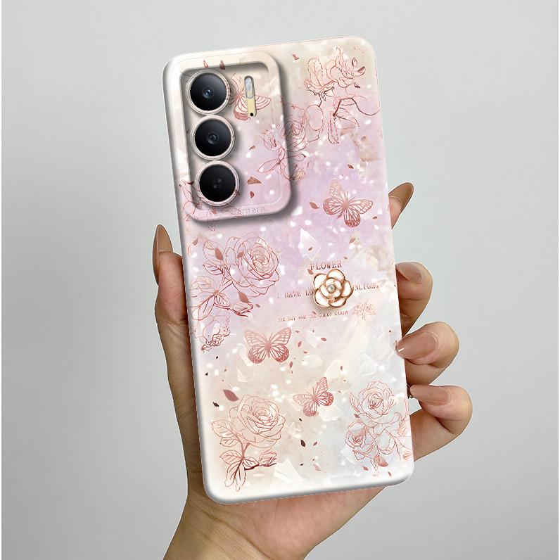 For Realme C75 C75x Case Cover Pretty Flowers Soft Silicone Phone Case For OPPO Realme C 75 C75 X RealmeC75 4G Bumper ShockProof