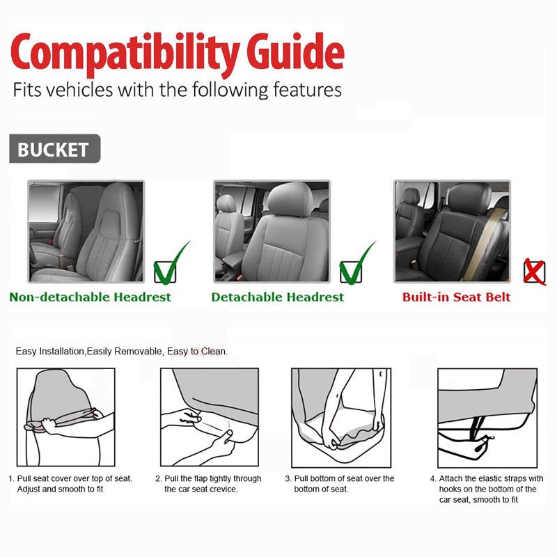 1/2Pcs Sandwich Cloth Classic Car Seat Cover Universal Fit Most Cars Styling Accessories Car Seat Protector