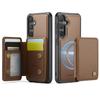 JEEHOOD-J05 per Samsung Galaxy S26 Ultra S25 S24 Plus FE Portafoglio Flip 2-in-1 Separabile Rimovibile Custodia in Pelle PU Premium Porta Carte Copertura Posteriore per Telefono