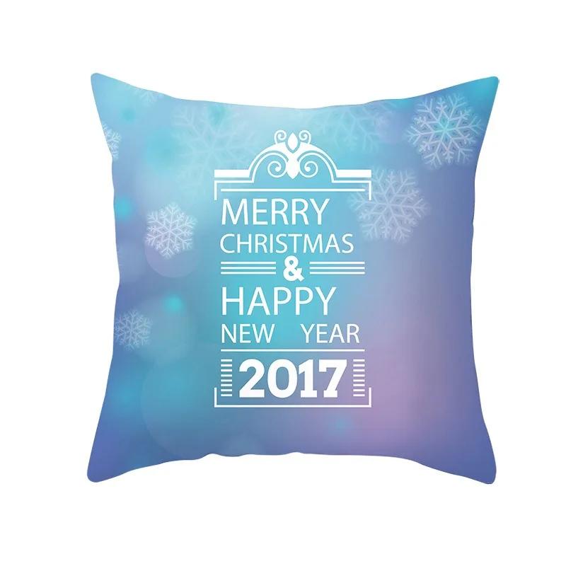 Christmas Tree Pattern Fashion Pillow Office Seat Cushion Cover Christmas Cover Luxury Home Decor