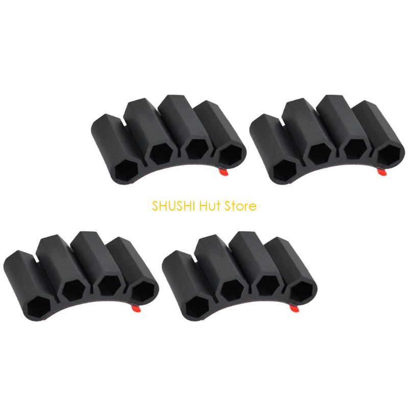 Universelle Bohrerhalter-Clip-Organizer für 1/4-Zoll-Bit und Sechskantaufnahme für Elektrowerkzeug Klebemontage D57B