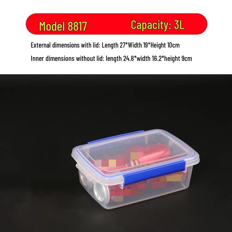 Sealed Transparent Plastic Food Storage Containers