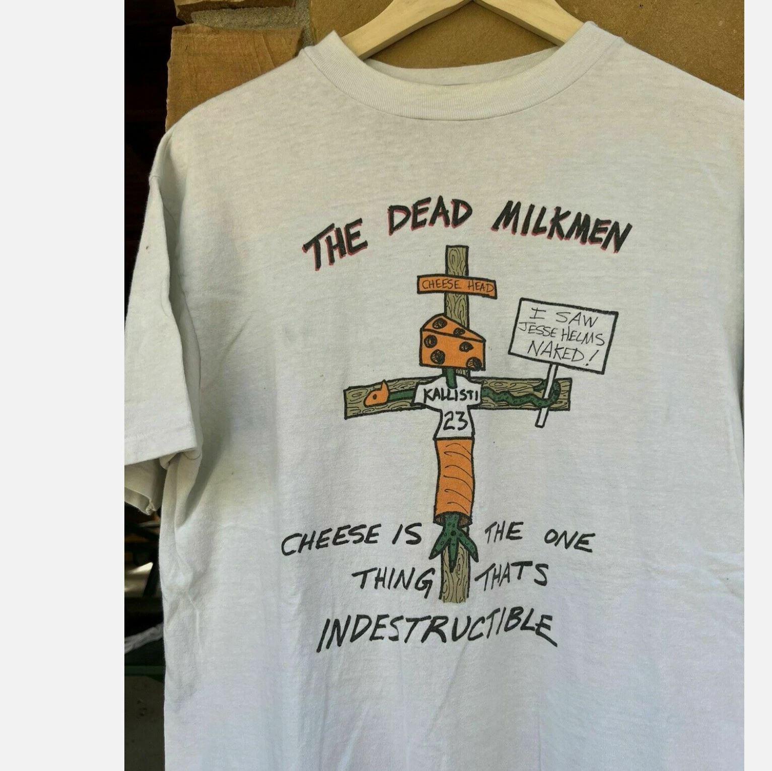 Винтажная футболка The Dead Milkmen The Never Ending Cheese M