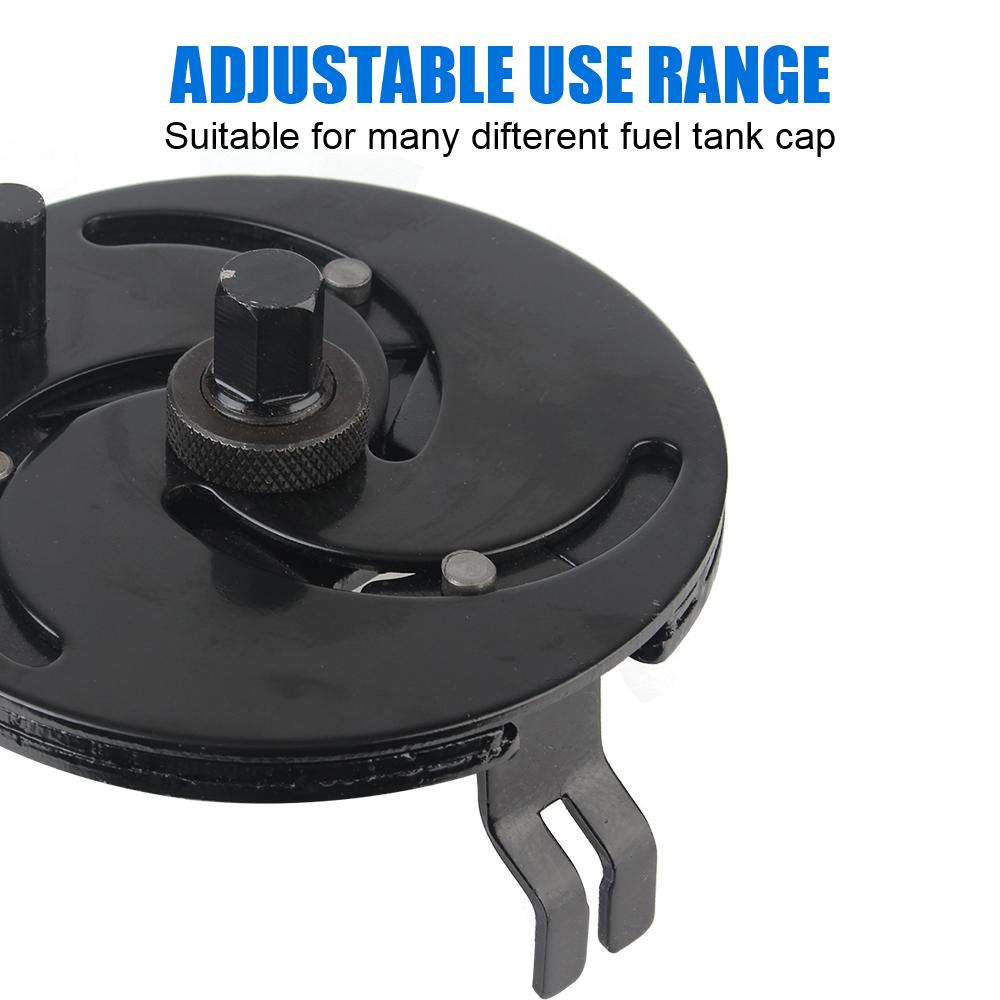 Car Repair Tools Adjustable Car Fuel Tank Lid Wrench 87-170mm Remove Oil Cover Pump Cap Spanner Removal Tool