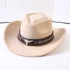 Popular European and American Classic Suede Western Cowboy Hats, Men's and Women's Retro Fashion Cowboy Hats