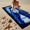 Gothic Corpse Beauty In Bloom Beach Towel, Super Soft Microfiber, Gift for Her/Him, Birthday, for Pool, Beach, Travel, Home Decor Fan Gifts