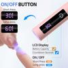 LINMANDA Handheld Lamp/Handheld Lamp Bracket Set Professional Touch Screen Nail Lamp UV Lamp With Display Screen Fast Drying