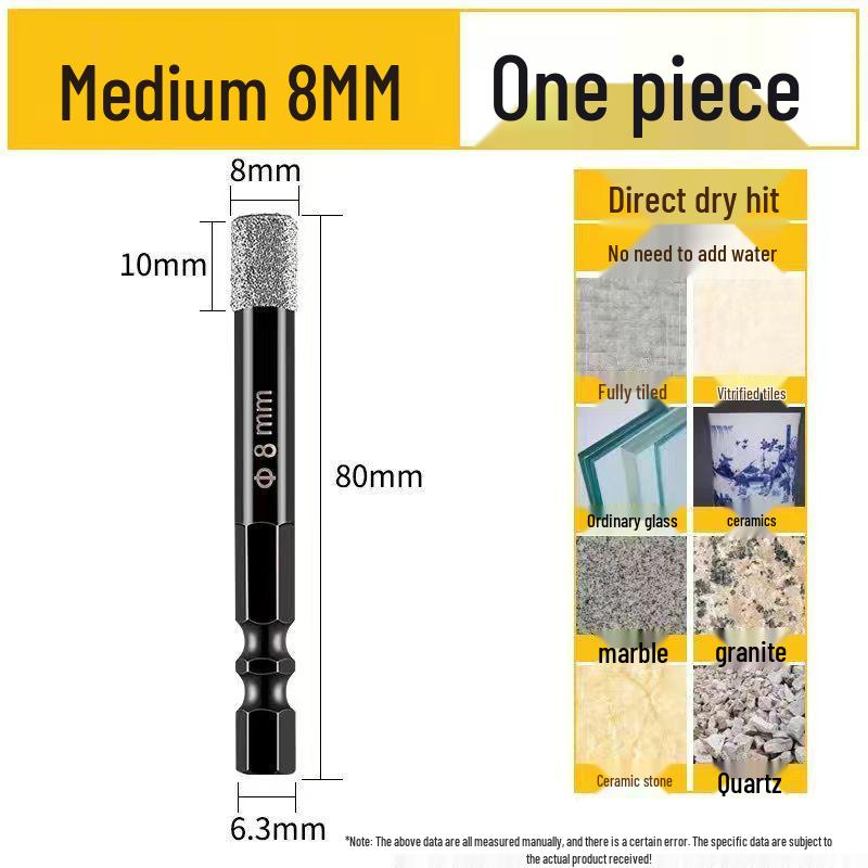 Diamantlött sexkantsskaft Kakelborr för Betong, Granit och Marmor