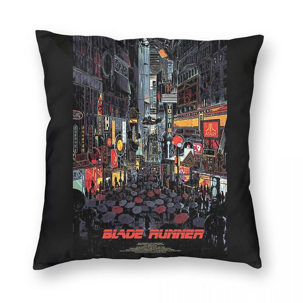 Blade Runner Square Pillowcase Polyester Linen Velvet Pattern Zip Decorative Sofa Cushion Case