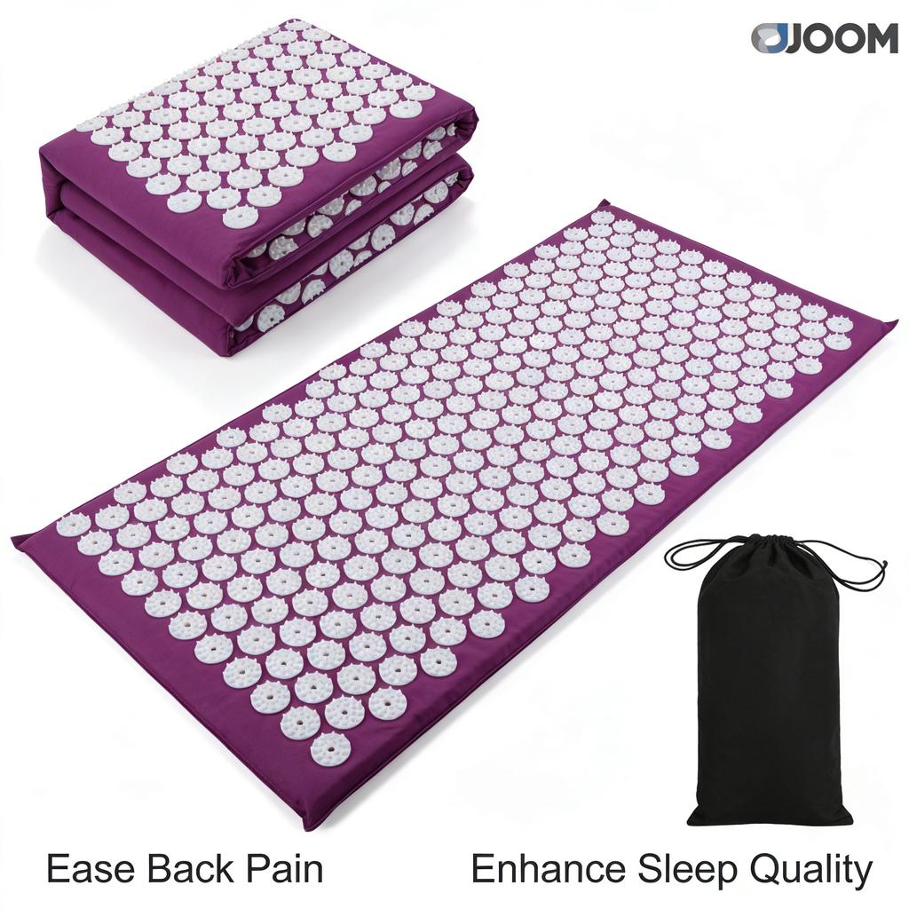 Acupressure Mat for Pain Relief, Portable and Washable Design