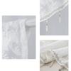 Lace Sheer Curtains Quick Installation Set Sunlight Control Multipurpose Interior Designs Window Covering Set