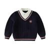 DAVE & BELLA Boys' Faux Two-Piece Anti-Static Sweater