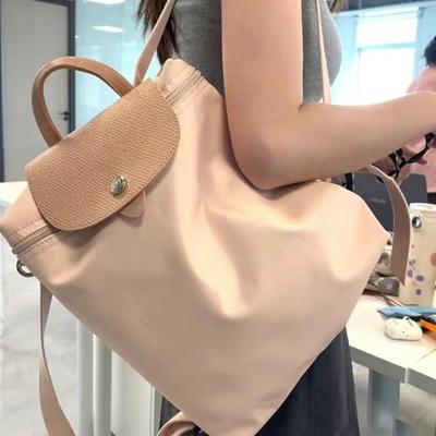 Nylon-Canvas-Rucksacktasche Damen 2023 neu Koreanische lässige Handtasche Student Klasse Große Kapazität Rucksack Trend