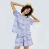 Sunday Lounge Women Watercolor Flower Pajama Short Set Swkfast0049 Wf