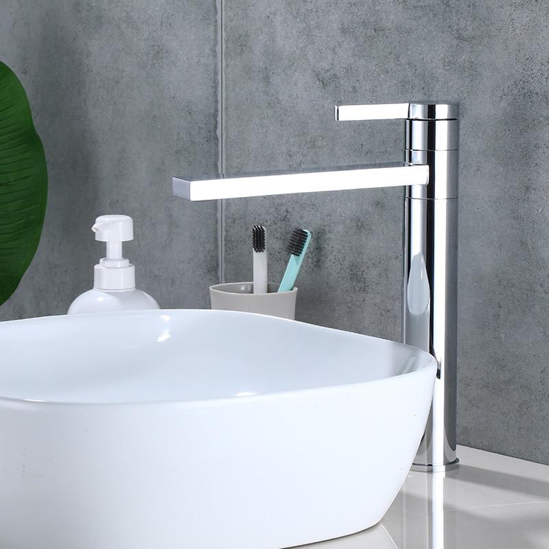 Gray Bathroom Faucet Solid Brass Gold Bathroom Basin Faucet Cold Hot Black Water Basin Mixer Sink Tap Deck Mounted Wash Tap