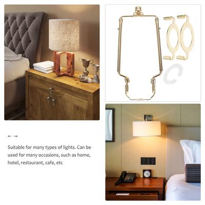 1 Set Lamp Harp Holder Alloy Lampshade Adjustable Bracket Perfect for Table Floor Lamp DIY Lighting Accessories