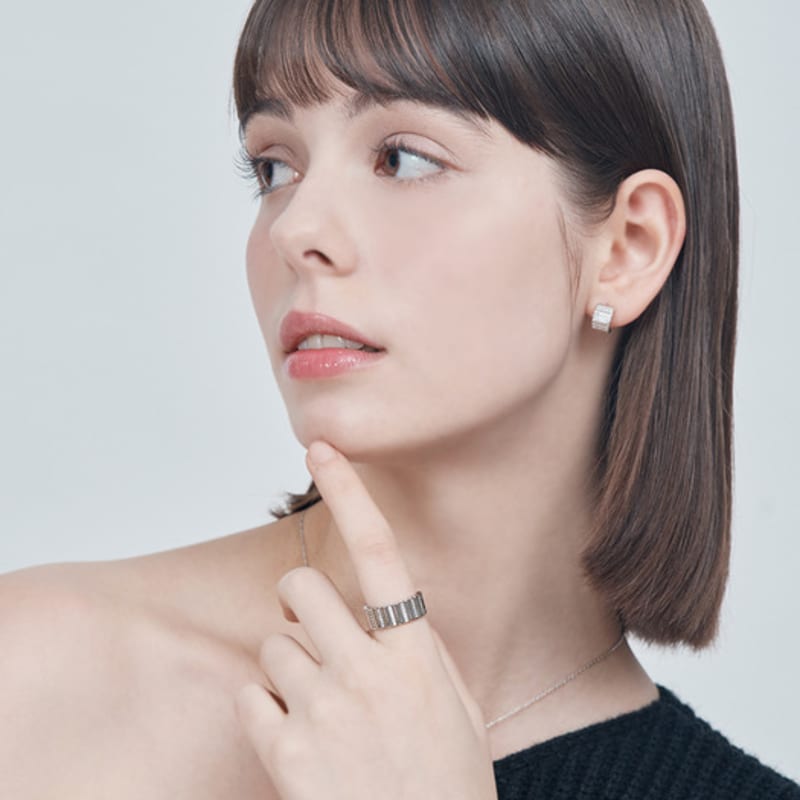 ELLE Jewelry Ella One Tunnels Cubic Ring ELBRWR131