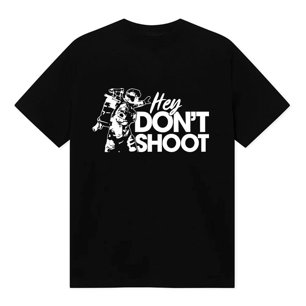 Arc Raiders Don Shoot Game T-Shirt Unisex Streetwear Hip Hop Baumwolle Kurzarm Herren-T-Shirt Rundhals Mode Locker Herren T-Shirts