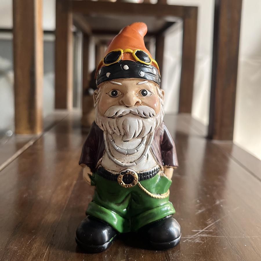 Creative Garden Statues Outdoor Gardening Dwarf Ornaments Resin Crafts Resin Funny Household Desktop Statue Indoor Outdoor Decor