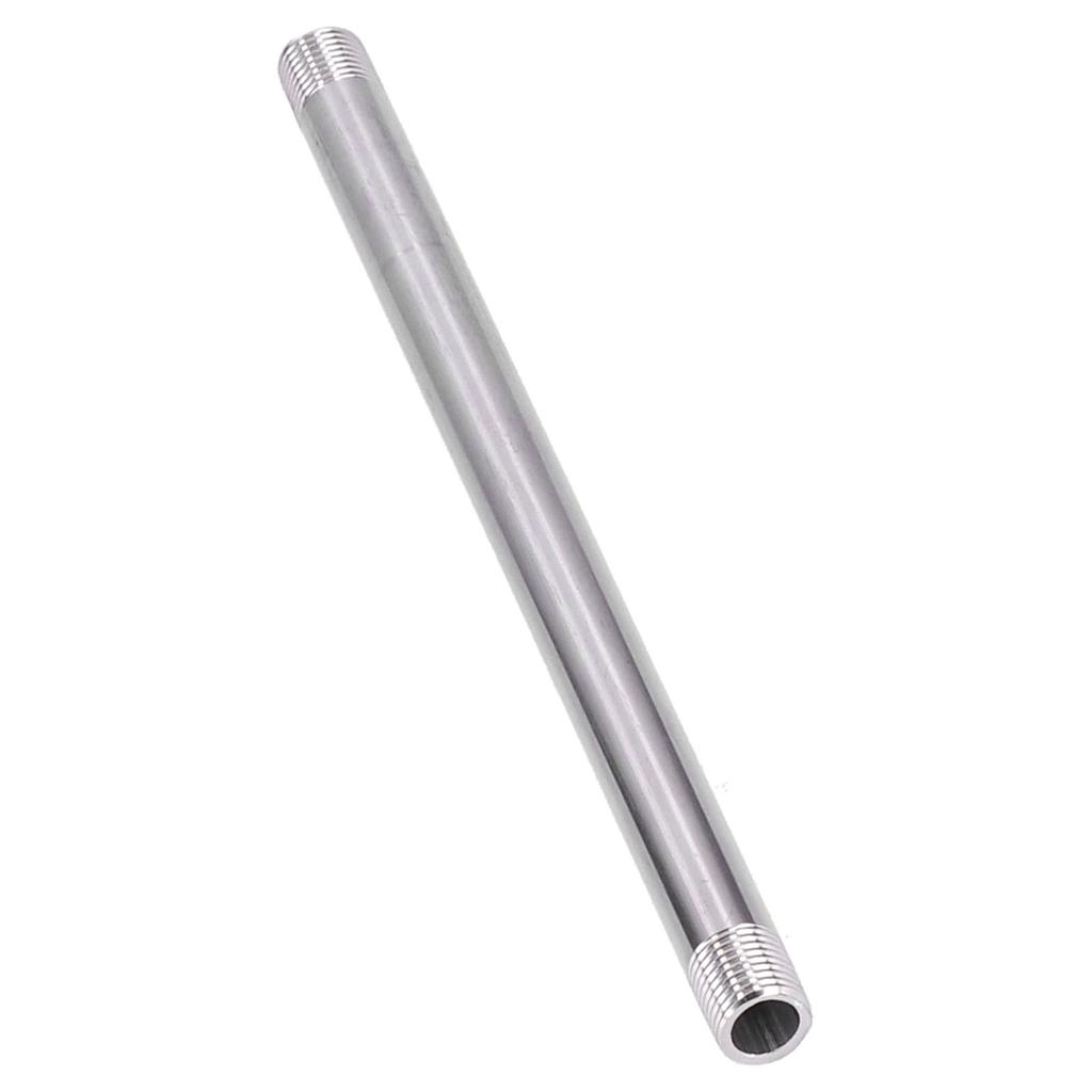 G1/4 Male Thread 20cm Stainless Steel Pipe Fittings Threaded Pipe Attachment Joint for Plumbing