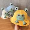 Children's Sun Protection Frog Fisherman Hat - Cute Boys' Sun Hat - Breathable Sun Hat For Girls Summer 