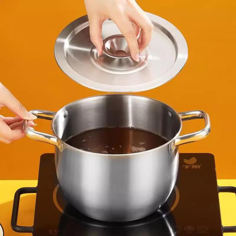 ZISIZ Stainless Steel Oil Storage Pot with Strainer Lid