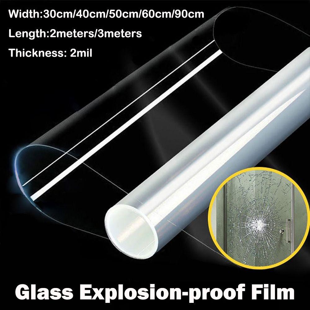 Scratch Resistant Glass Protective Sticker Anti Shatter Glass Explosion-proof Film
