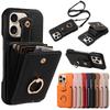 High-quality, Newly Designed for IPhone 17 Pro Max 17 Air 17 Pro 17 PU Leather Phone Case with Ring Card Slots Anti-Fall Cover