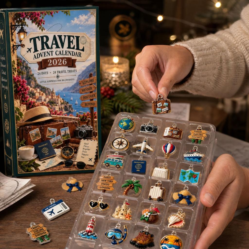 2D Flat -Day Holiday Advent, Countdown Calendar for Holiday