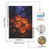 Halloween Diamond Painting Kit Handmade Diy Glowing Jackolantern Pumpkin Painting Home Decoration Painting