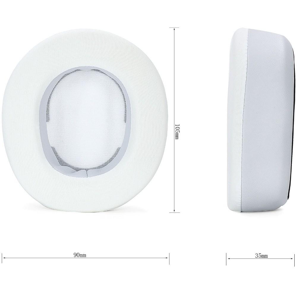 1 paio di cuscinetti auricolari di ricambio in similpelle, spugna e schiuma proteica per cuffie SteelSeries Arctis Nova Pro Wireless.