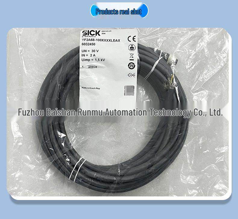 SICK Accessories: YF2A68-100XXXXLEAX Plug & Cable, Order #6032450, In Stock