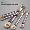 1PC Double Head Ring Ratchet Wrench 6-27mm Dual-use Fast Plum Blossom Ratchet Spanner for Bicycle Motorcycle Car Repair Tools