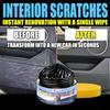 Car Plastic and Interior Refinishing Wax, 50 G - Restores the Shine of Car Trim, Dashboard, and Bumpers and Repairs Scratches