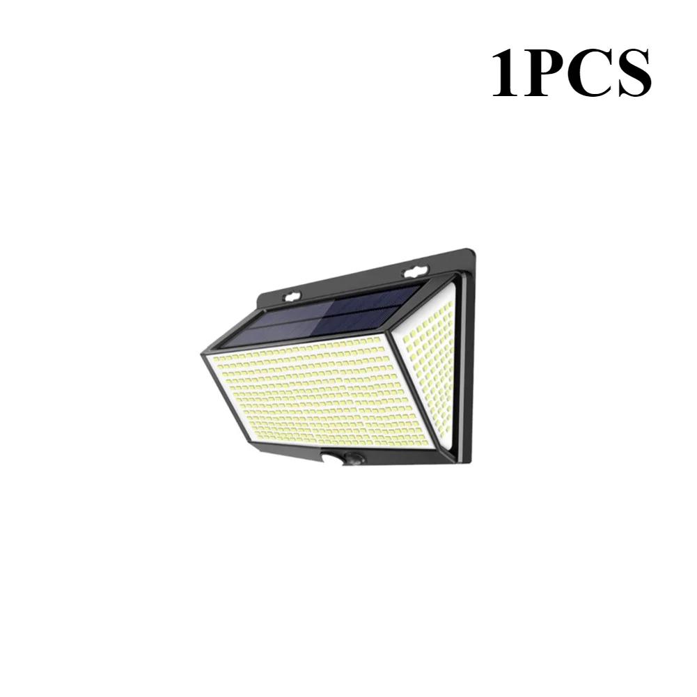 1-6PCS Solar Outdoor Garden Lights IP65 Waterproof Super Bright 468 LEDs Motion Sensor Wall Light Solar Powered Security Lamp